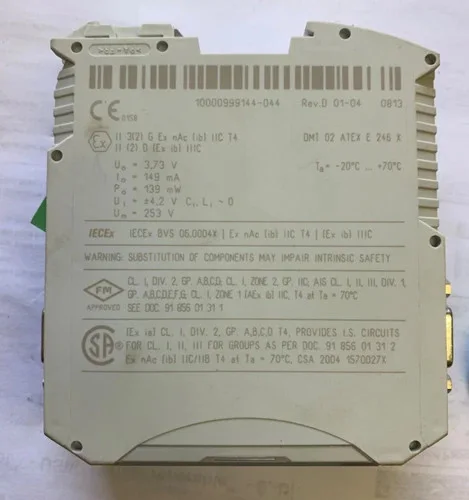 R. STAHL 9185/11-35-10S Fieldbus Isolating Repeater — primary product image
