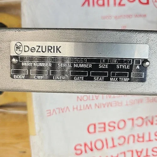 DeZURIK 6" CY Knife Gate Actuator 2103045R001 — product image 2 of 4