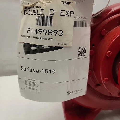 Bell & Gossett Series e-1510 5BD End Suction Centrifugal Pump with 9.5 Inch Impeller — product image 7 of 16