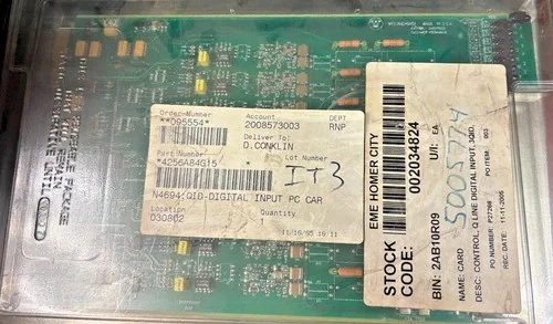 Westinghouse 3A99159G15 Digital Input PC Card — product image 5 of 5