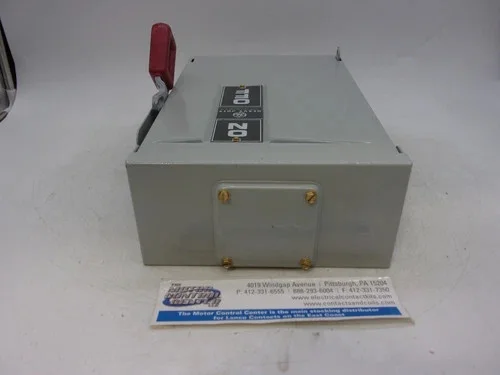 GE THN3361R General Duty Safety Switch, 30A, 600V, Non-Fusible, NEMA 3R — product image 6 of 7
