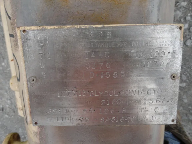 Texas Tanque Glycol Contactor Tower 12-3/4" x 18'10" — product image 11 of 14