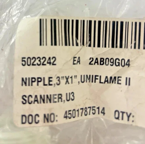 Diamond Power 35-127-1 Uniflame II Industrial Nipple 3 x 1 (Lot of 3) — product image 5 of 5