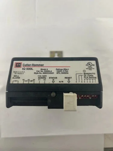 Cutler-Hammer IQ500LA Overload Relay 9890D34G01 — primary product image