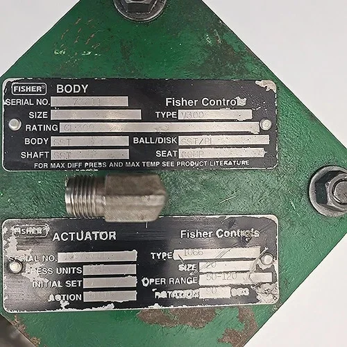 Fisher 4" V300 Vee-Ball Rotary Control Valve Body CG8M — product image 4 of 6