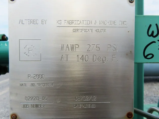 Peco Vertical Gas Filter Separator Skid, Model 89-1-312-6-275-2 — product image 6 of 12