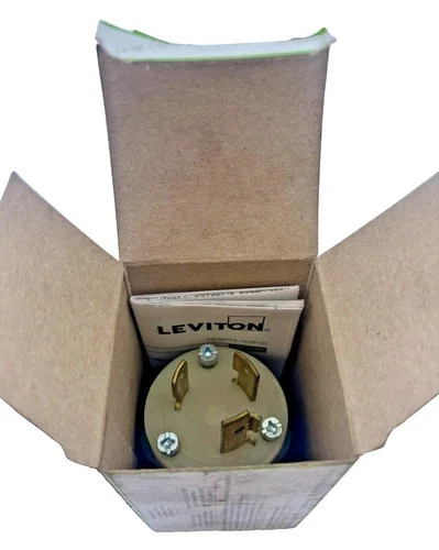 Leviton 2631 30A 277V Locking Plug NEMA L7-30P — product image 2 of 7