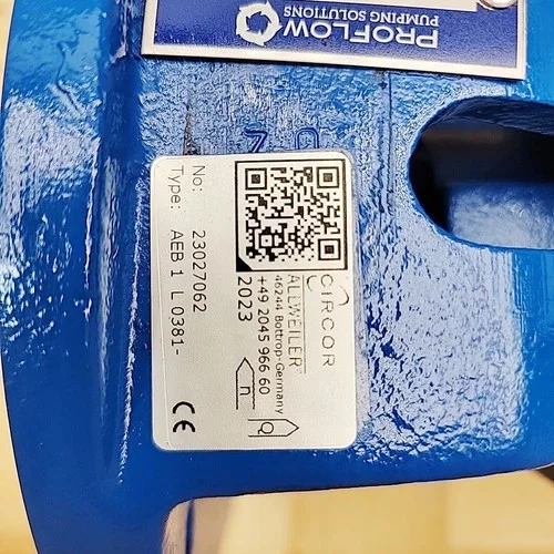 Allweiler AEB1E 100 Progressive Cavity Pump 3x3 — product image 13 of 16