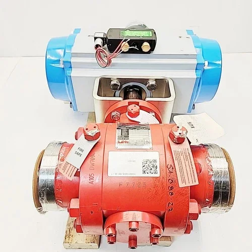 Tiger Valve Company 46FP-11F113 Ball Valve 4x4 CL-600 with Jamesbury VPVL650SR4/5BD Pneumatic Actuator — product image 2 of 23