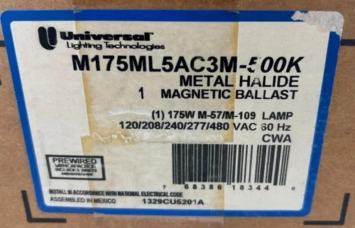 Universal Lighting Technologies Metal Halide Magnetic Ballast M175ML5AC3M-500K — product image 3 of 6