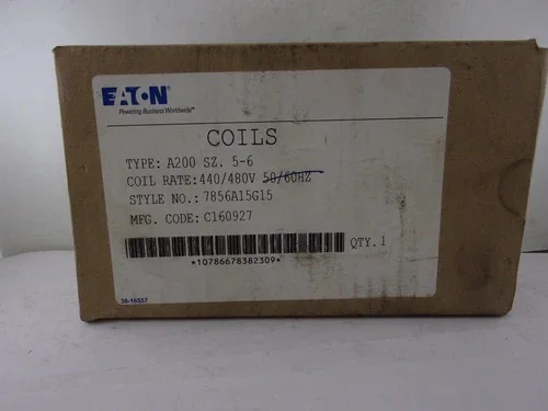 Eaton A200 Series Size 5 Contactor Coil 7956A15G15, 440/480V 50/60Hz — product image 2 of 3