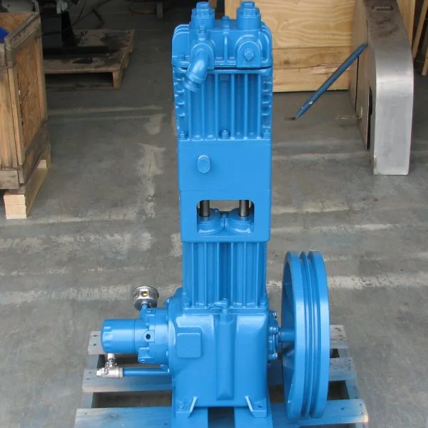 Hycomp 2AN8-321-AJMVO-20 Oil-Free Two-Stage Air-Cooled Gas Compressor Block with Flywheel — product image 2 of 2