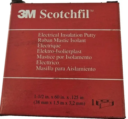 3M Scotchfil Electrical Insulation Putty 1-1/2 in x 60 in x 0.125 in — primary product image