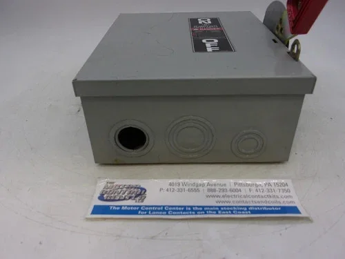 GE THN3361 General Duty Safety Switch 30A 600V 3P Non-Fusible NEMA 1 — product image 5 of 8