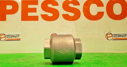 Milwaukee Valve 1-inch CF8M Threaded Spring-Loaded Check Valve 3600 CWP — primary product image