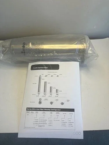 MKS Series 26 In-Line Filter Housing 2612-221-111E 10" Stainless Steel — primary product image