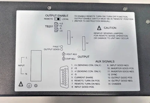 TDK-Lambda LZS-A1500-3 Regulated Power Supply — product image 3 of 12