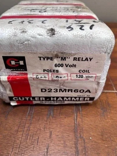 Cutler-Hammer D23MR60A Type M Relay 120VAC Coil 6-Pole 600V — primary product image