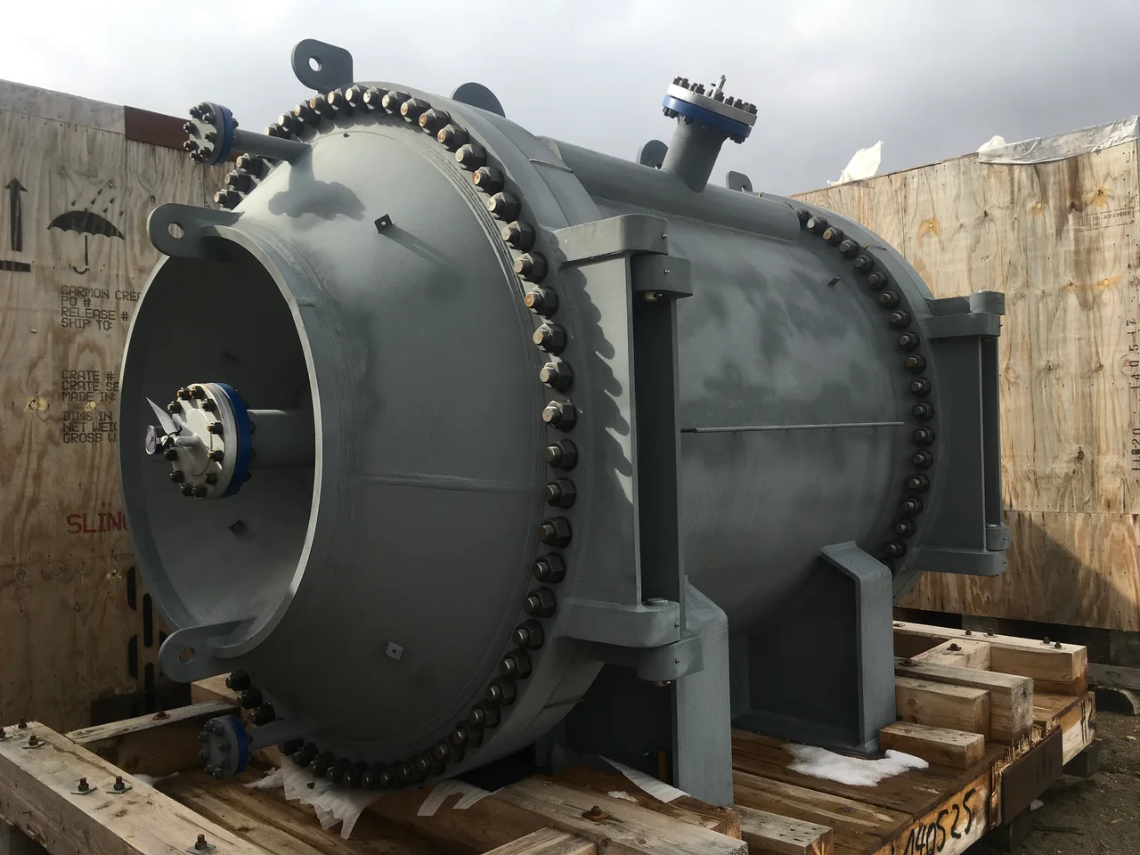 Unused Tranter Spiral Heat Exchanger 1120-E-10490, 2097.89 ft² — product image 3 of 5
