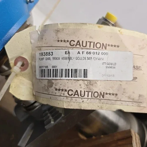 Goulds 3405 12x14-14 Split Case Pump Rotating Assembly 316SS — product image 5 of 6