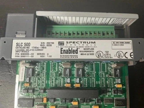 Spectrum Controls 1746sc-INI4I SLC 500 4-Channel Isolated Analog Input Module — product image 3 of 4