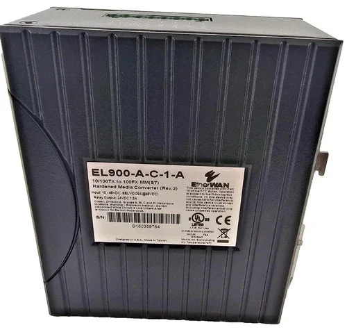 EtherWAN EL900-A-C-1-A Hardened Media Converter — product image 3 of 7