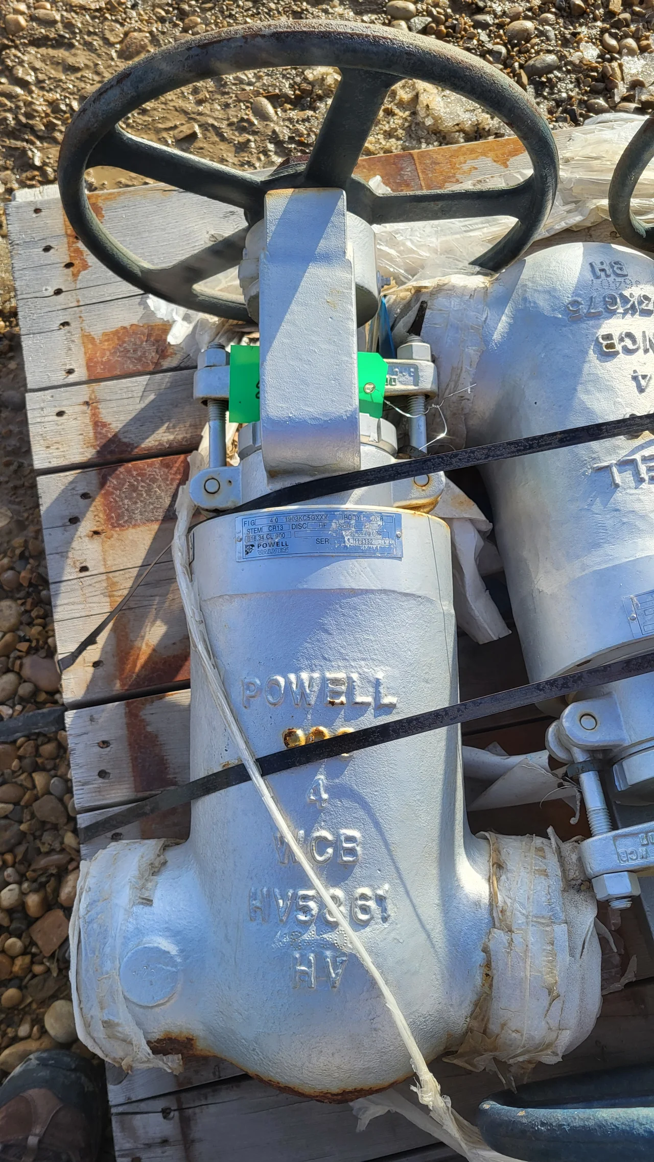 Powell Valves 4-Inch Class 900 Cast Steel Gate Valve Fig. 1903KC5GXXX — primary product image