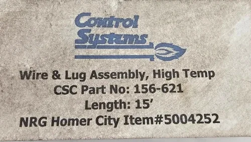 Control Systems 156-621 High-Temp Wire & Lug Assembly, 15 ft — product image 2 of 4