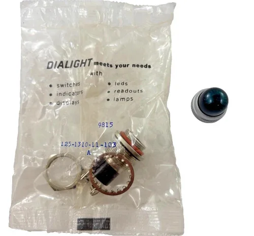 Dialight 125-1310-11-103 Panel Mount Indicator with Green Lens — primary product image