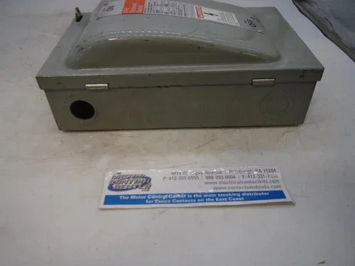 ITE F351 Heavy Duty Fusible Safety Switch, 30A, 600V, 3-Pole, NEMA 1 — product image 8 of 8