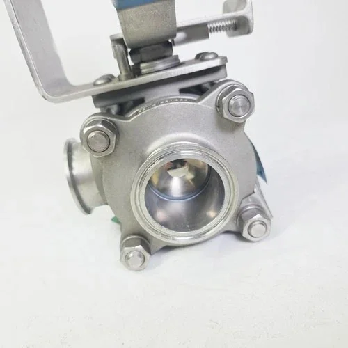 PBM 2" Series 2 Three-Way Manual Ball Valve DIHLH9X-G10-04-N325 316L with Turck Limit Switch — product image 3 of 5