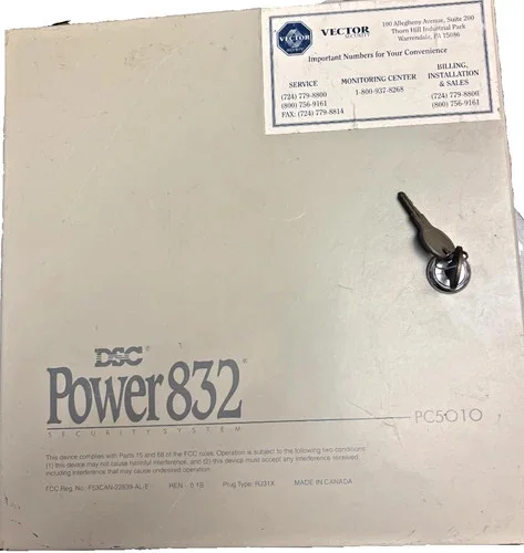 DSC Power 832 PC5010 Security System Control Panel — primary product image