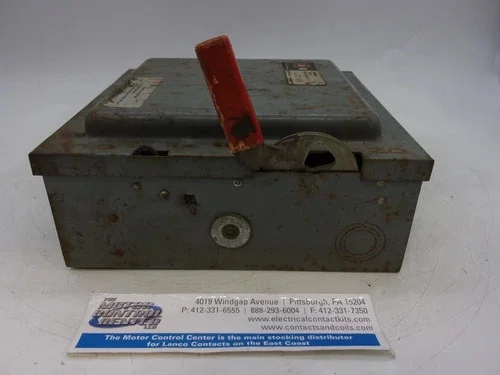 Cutler-Hammer DH461U Heavy Duty Safety Switch 30A 600V 4-Pole Non-Fusible NEMA 1 — product image 6 of 8