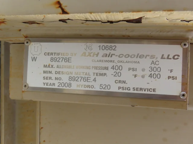 AXH Air-Coolers Forced Draft Air-Cooled Heat Exchanger 89276E — product image 9 of 12