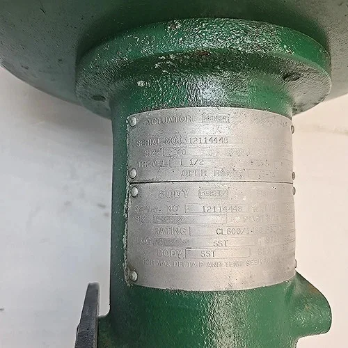 Fisher 3" ED CL600 Control Valve CF8M with 657 Size 40 Pneumatic Actuator — product image 5 of 8