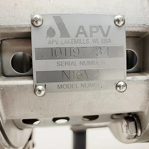 APV N16V2 Sanitary Centrifugal Pump with 2 HP Siemens Motor — product image 12 of 12
