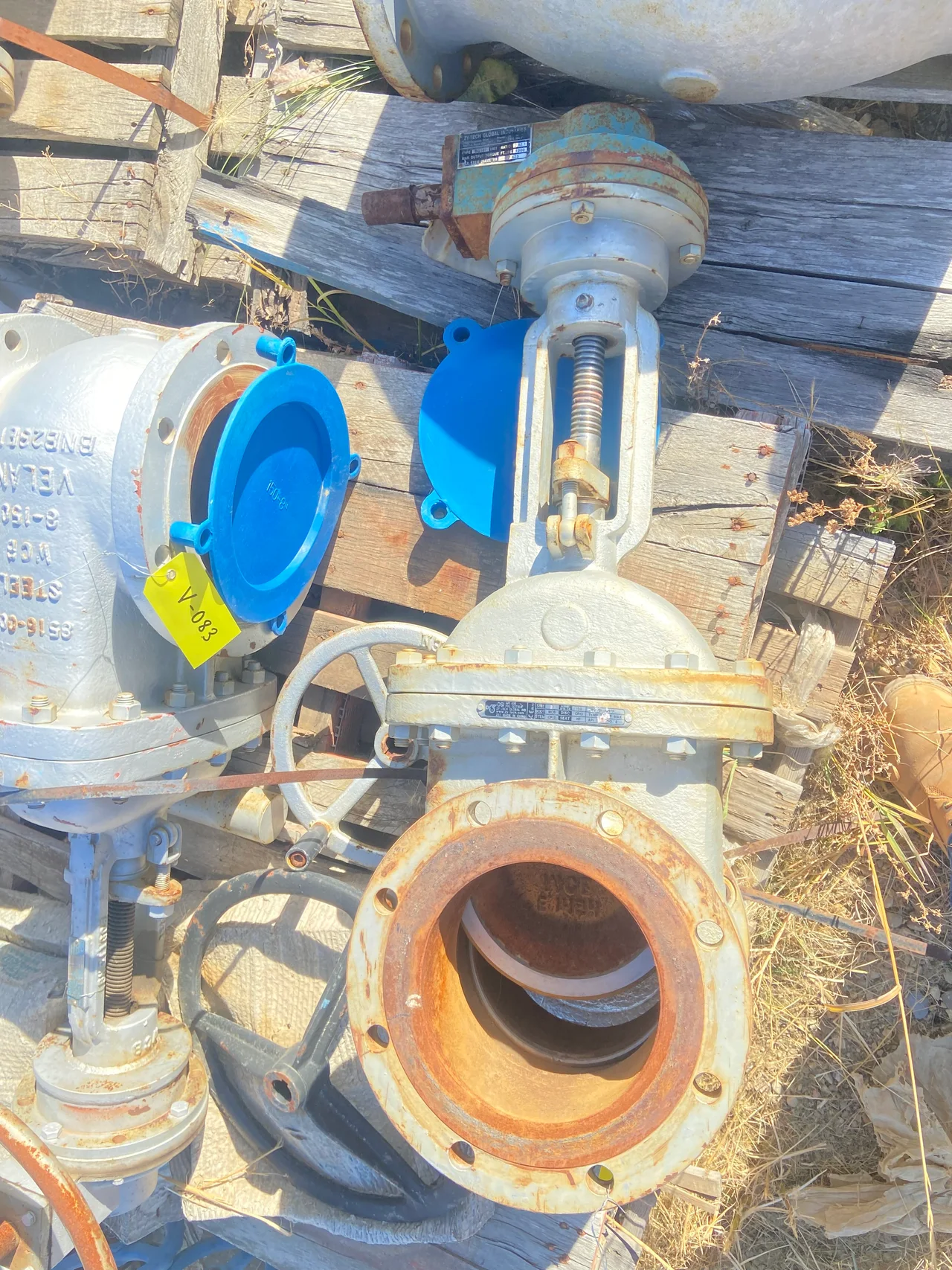 Zy-Tech Global 8 Inch Class 150 Gate Valve FIG. 600 063YAU with BG101 Gear Operator — product image 4 of 4
