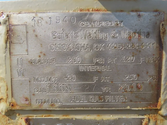 Bailey's Welding & Machine Fuel Gas Filter 6-3/4" x 4'3" — product image 4 of 8