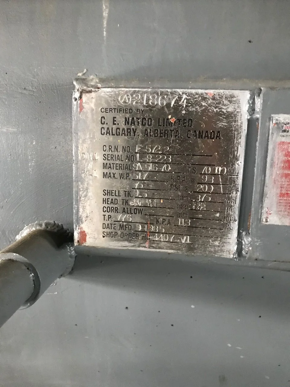 NATCO 8x20 75 PSI Treater – Multi-Well Inlet — product image 3 of 5