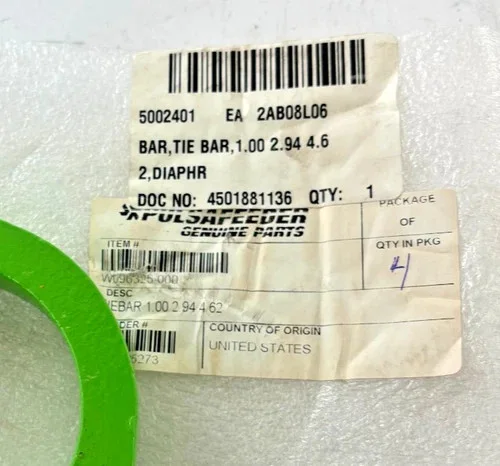 Pulsafeeder W096325-000 Tie Bar for Industrial Metering Pump — product image 5 of 5