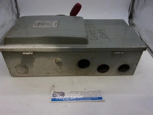 Westinghouse HF423N Heavy Duty Fusible Safety Switch, 100A, 240V — product image 9 of 9