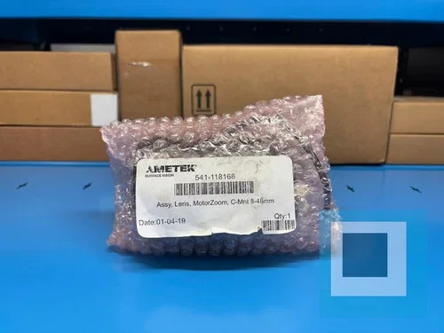 AMETEK 541-118168 Motorized Zoom Lens, C-Mount, 8-48mm — primary product image