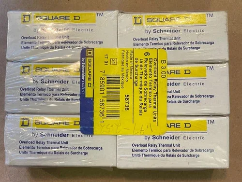 Square D B3.00 Overload Relay Thermal Unit (Pack of 6) — primary product image
