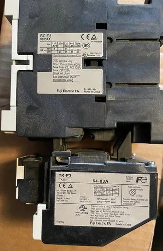Fuji Electric SC-E3 SE65AA 3-Pole Magnetic Contactor with TK-E3 Overload Relay — primary product image