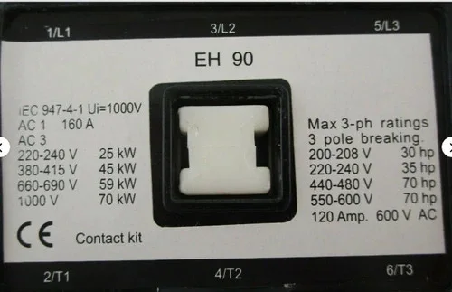 EH 90 3-Pole Contactor (Aftermarket for ABB EH-90-30-22) — product image 2 of 10