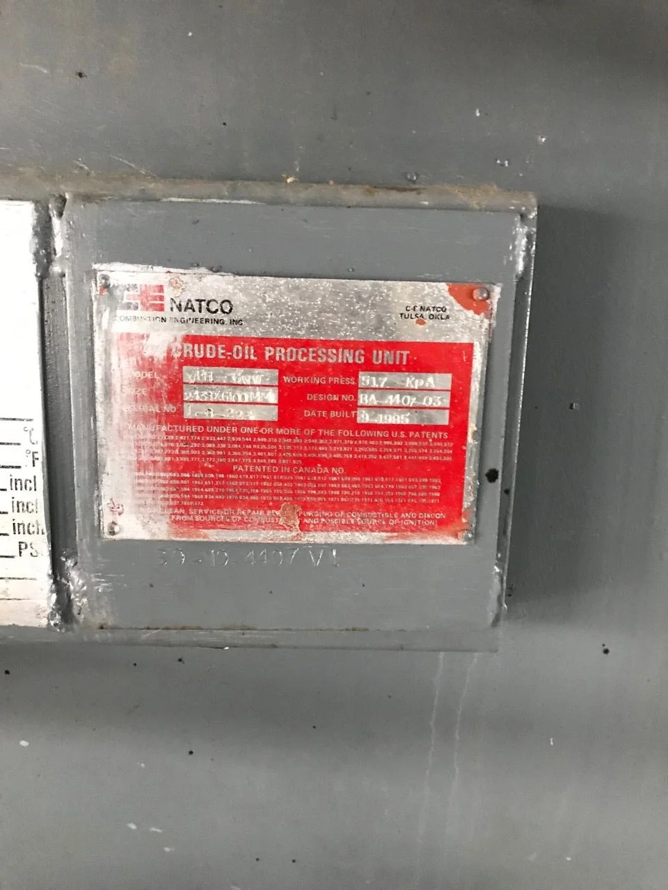 NATCO 8x20 75 PSI Treater – Multi-Well Inlet — product image 4 of 5