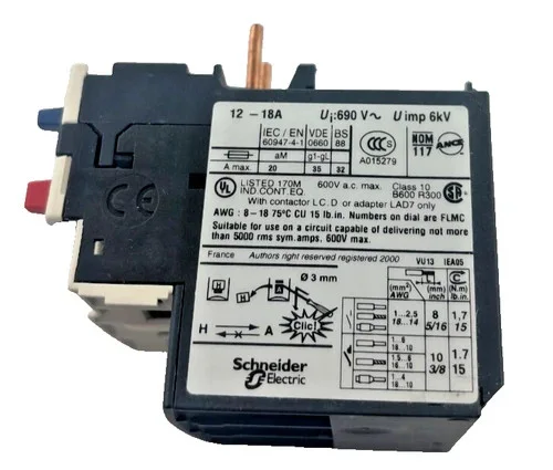 Schneider Electric TeSys LRD21 Thermal Overload Relay — product image 3 of 7