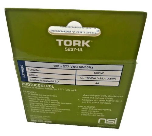 TORK 5237-UL Instant Response LED Photocontrol — product image 6 of 8