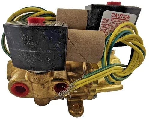 ASCO RedHat EFHC8344G080 3/8 Inch Brass 4-Way Solenoid Valve — product image 6 of 8