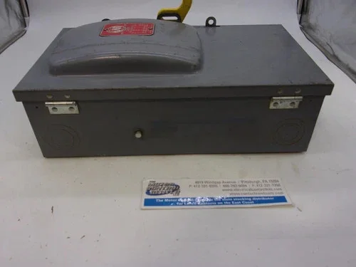 Arrow Hart 24291 Fusible Safety Switch, 3-Pole, 60A, 600V, NEMA 1 Indoor — product image 9 of 9